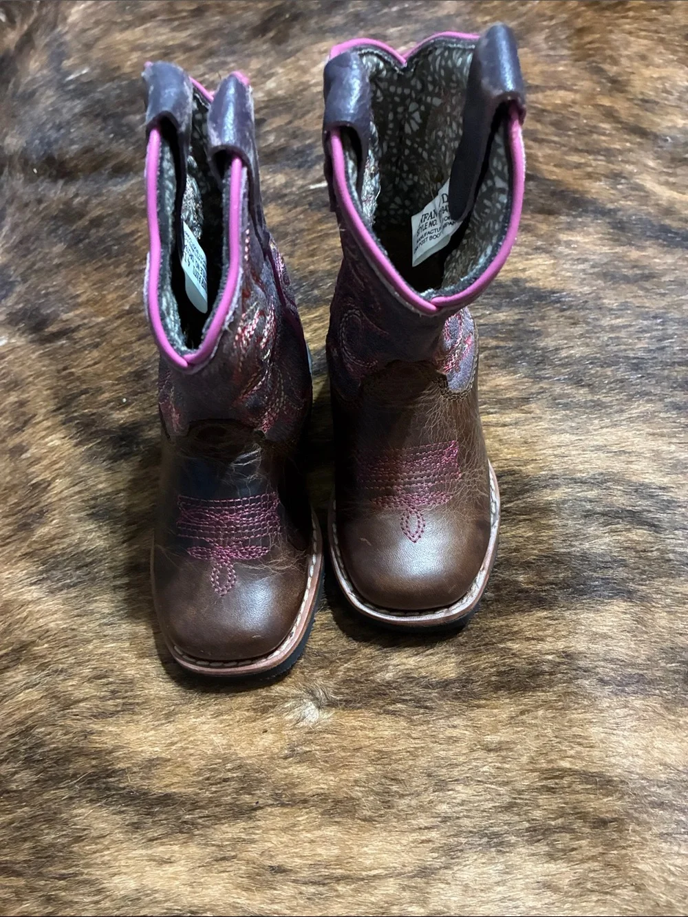 Dan Post toddler boots in 4D